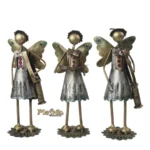 Iron Decorative Princess Show pieces for home Decor, Living Room Set of 3