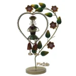 Iron Multi Color Decorative Leady Musician Show piece for home Decor